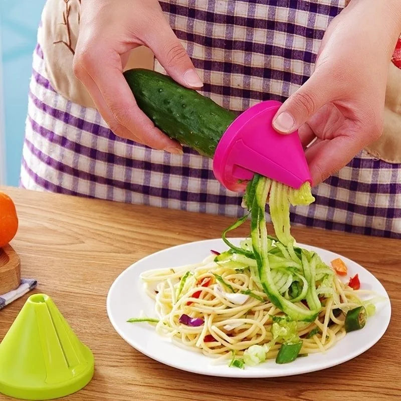 Kitchen Rotating Shredder Spiral Peeler Slicer-1
